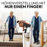 Automatisch höhenverstellbarer Gehstock | 65–102 cm