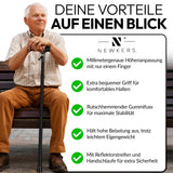 Automatisch höhenverstellbarer Gehstock | 65–102 cm
