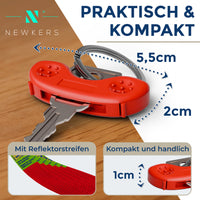 NEWKERS® Schlüsseldrehhilfe [3er] – Ergonomische Schlüsselhilfe für Senioren | Menschen mit eingeschränkter Mobilität | Geschenk für Frauen Männer Schlüsselanhänger Schlüsselbrett Schlüsselkasten