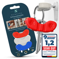 NEWKERS® Schlüsseldrehhilfe [3er] – Ergonomische Schlüsselhilfe für Senioren | Menschen mit eingeschränkter Mobilität | Geschenk für Frauen Männer Schlüsselanhänger Schlüsselbrett Schlüsselkasten