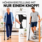 Höhenverstellbare Achselstütze | 80-100 cm
