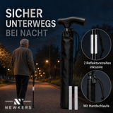 Kompakter Taschen-Gehstock | 41–86 cm