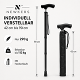 Kompakter Taschen-Gehstock | 41–86 cm